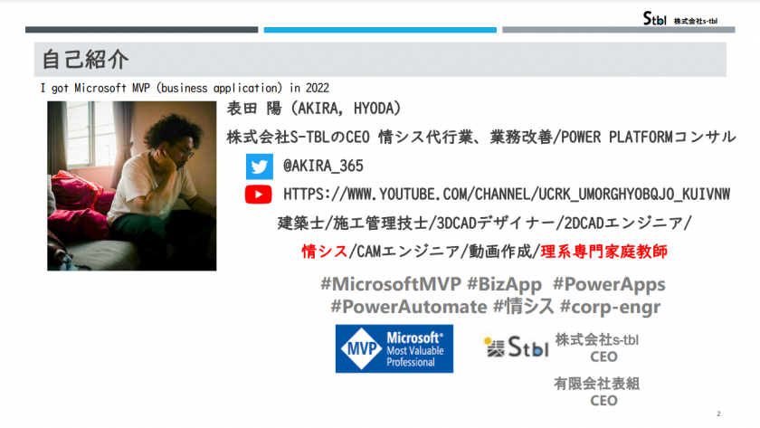 職業レポート⑩:Microsoft MVP 2022 のAkiraさんに半日の出前授業をしていただきました。